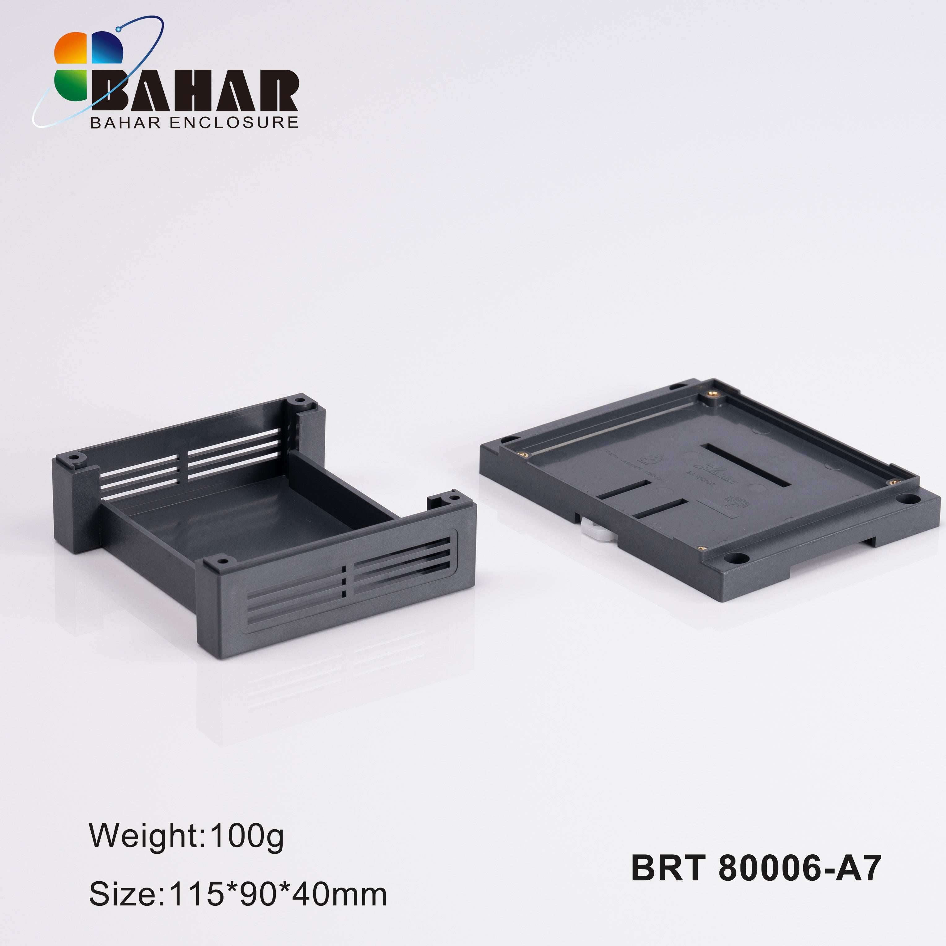 VIEW 6 BRT 80006 - A7 Din-Rail | UL9V-0 Electronic Enclosure