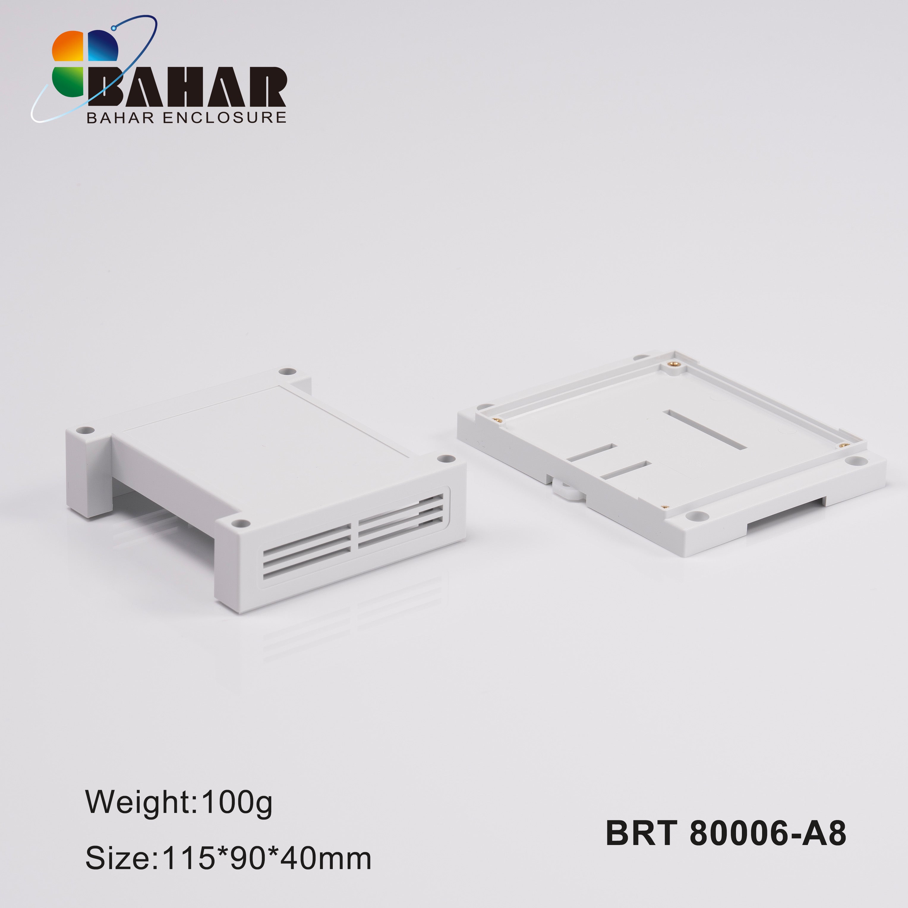BRT 80006 - A8 Din-Rail | UL9V-0 Electronic Enclosure