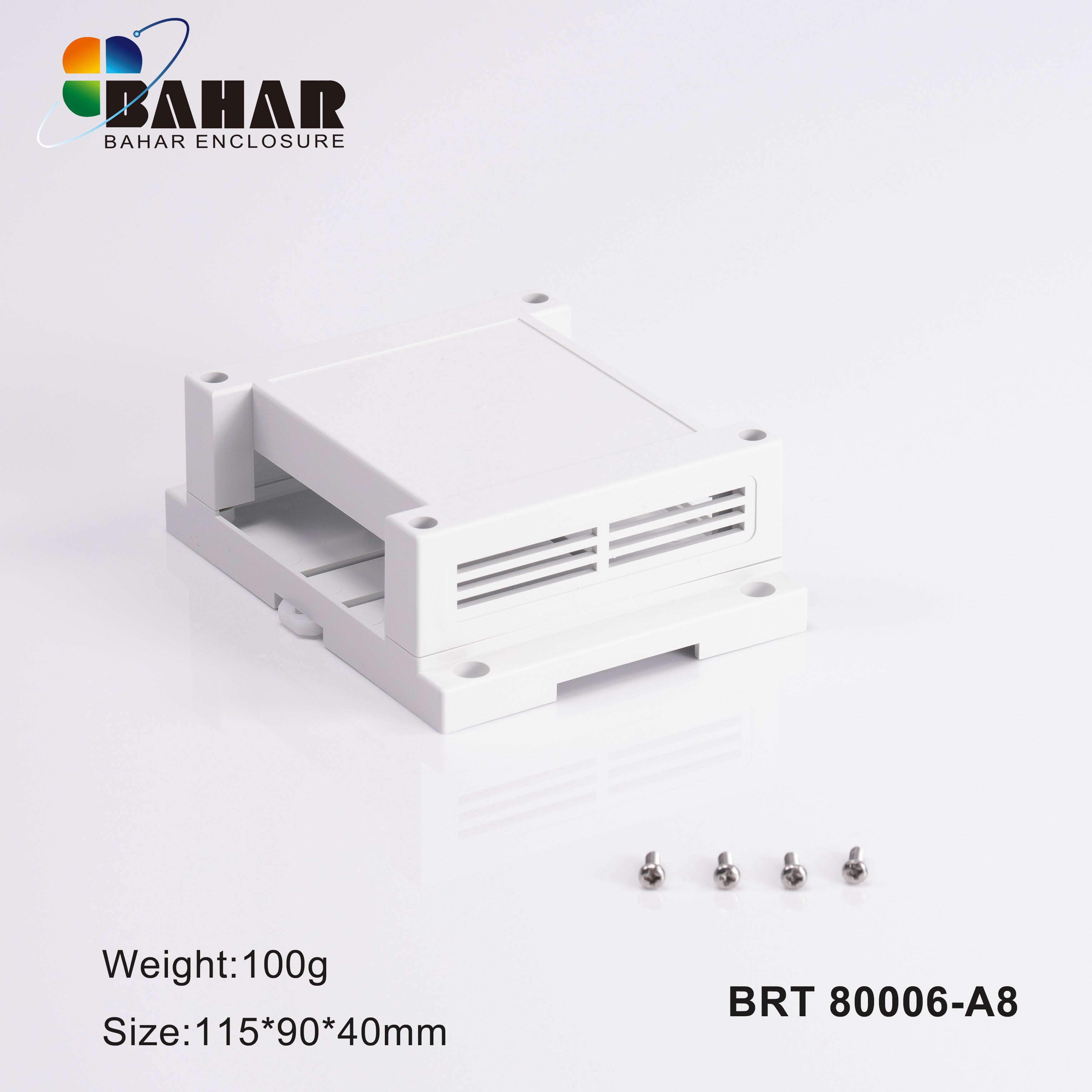 VIEW 3  BRT 80006 - A4 Din-Rail | UL9V-0 Electronic Enclosure