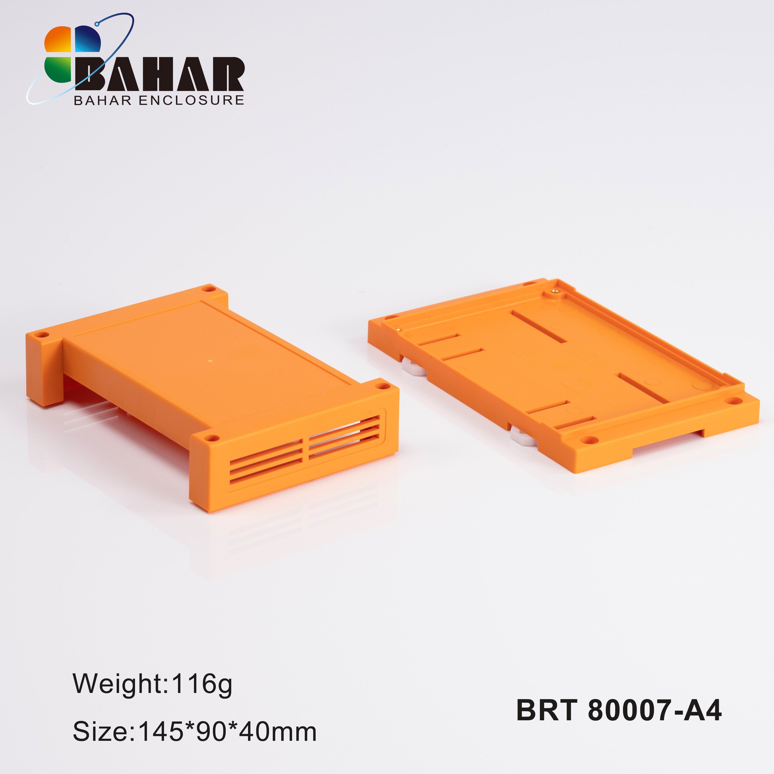 VIEW 1 BRT 80007 - A4 | UL9V-0 Electronic Din Rail Enclosure