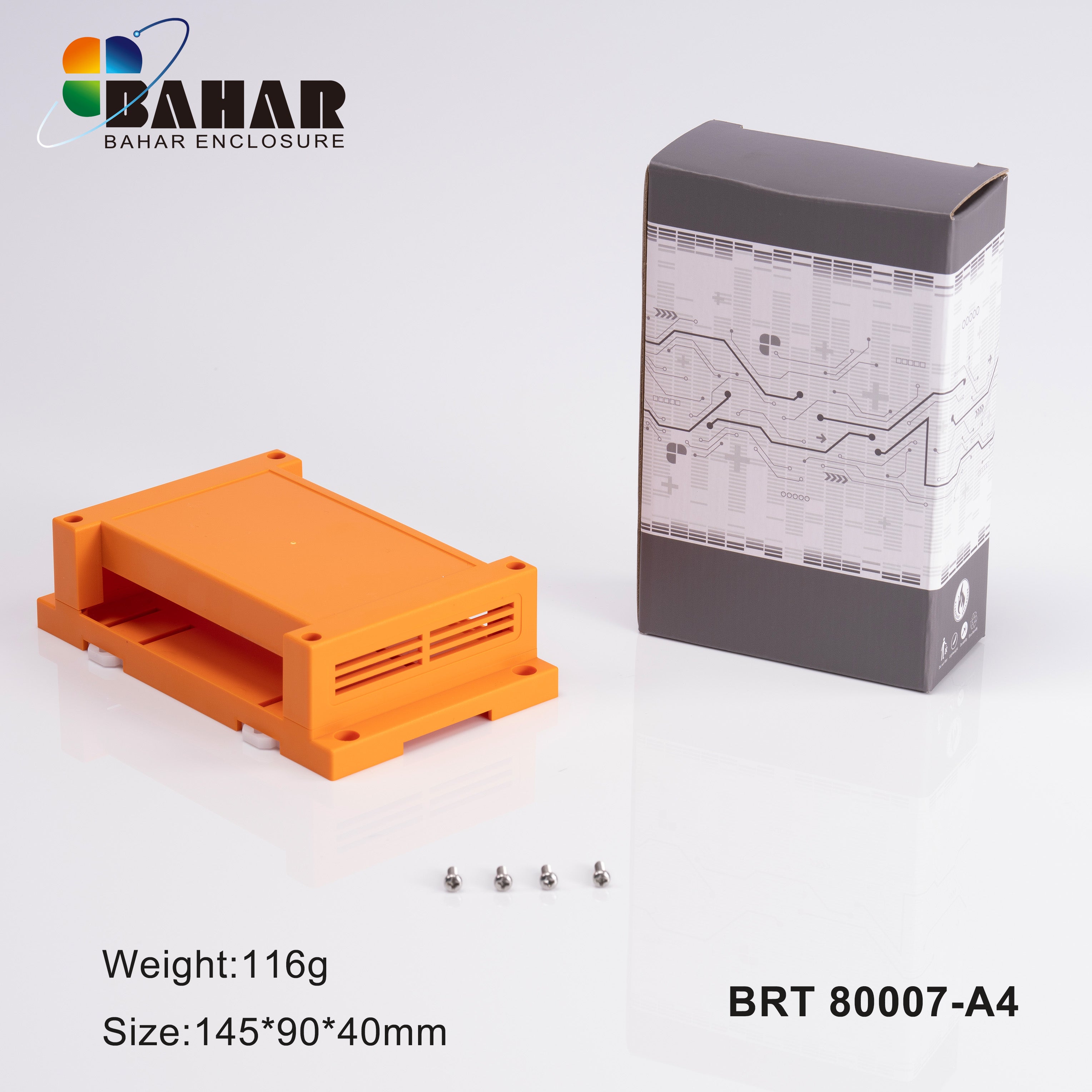 VIEW 3 BRT 80007 - A4 | UL9V-0 Electronic Din Rail Enclosure