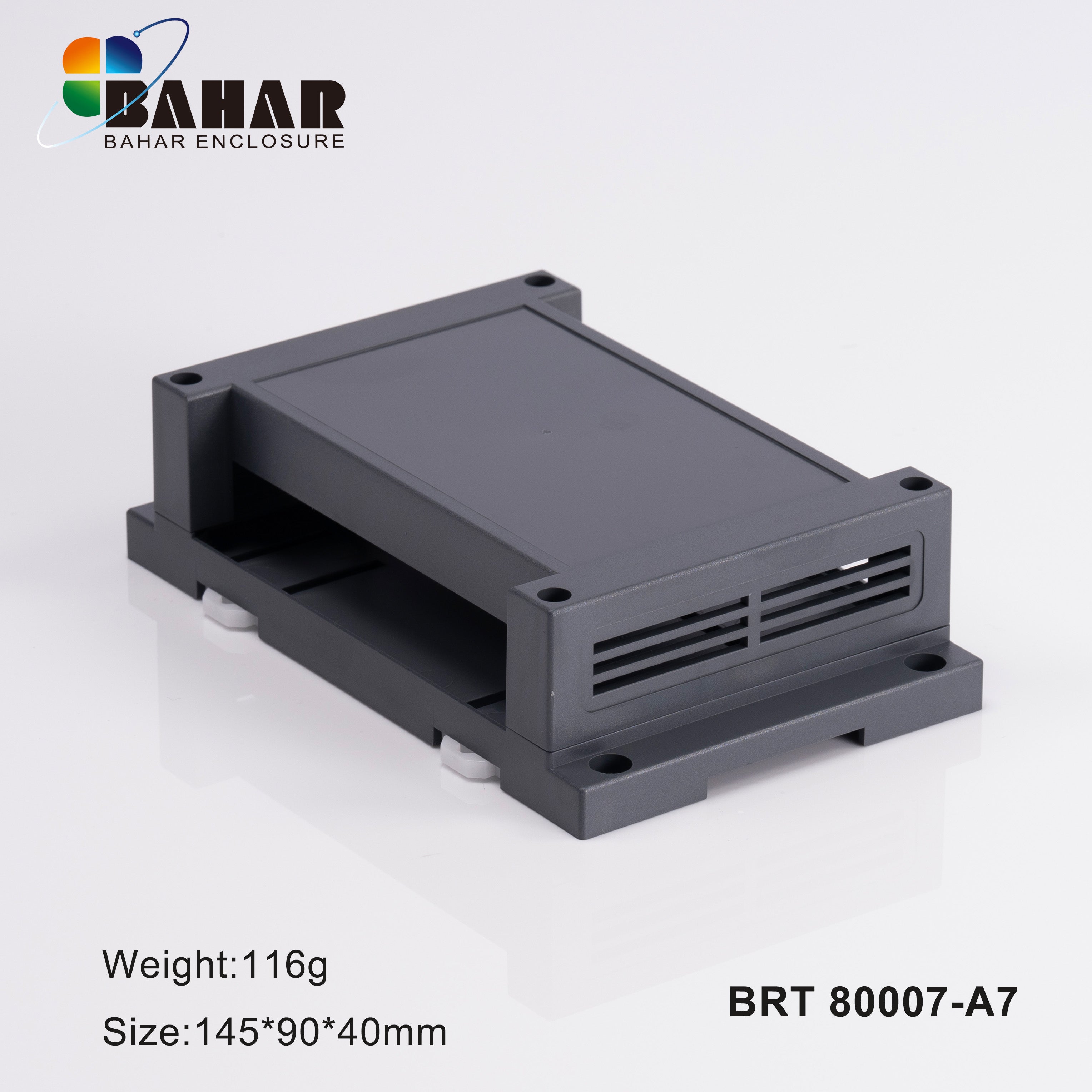 VIEW 4 BRT 80007 - A7 | UL9V-0 Electronic Din Rail Enclosure