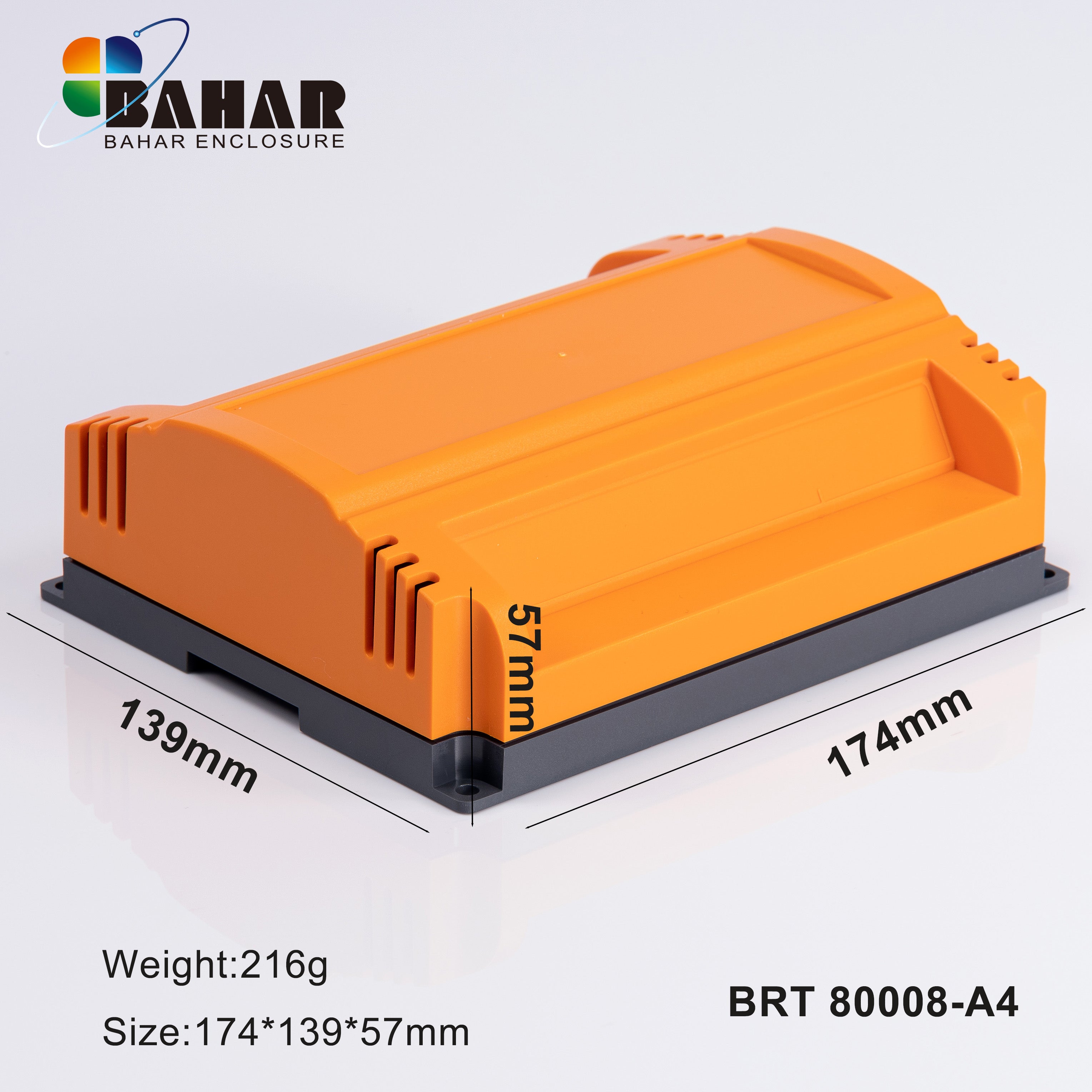 VIEW 1 BRT 80008 - A4 | UL9V-0 Din-Rail Electrical Enclosure