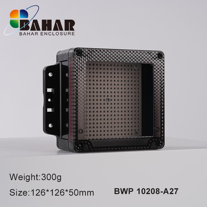 BWP 10208 - 126x126x50mm Electronic IP68 Plastic Waterproof Enclosure with Transparent Lid View 2