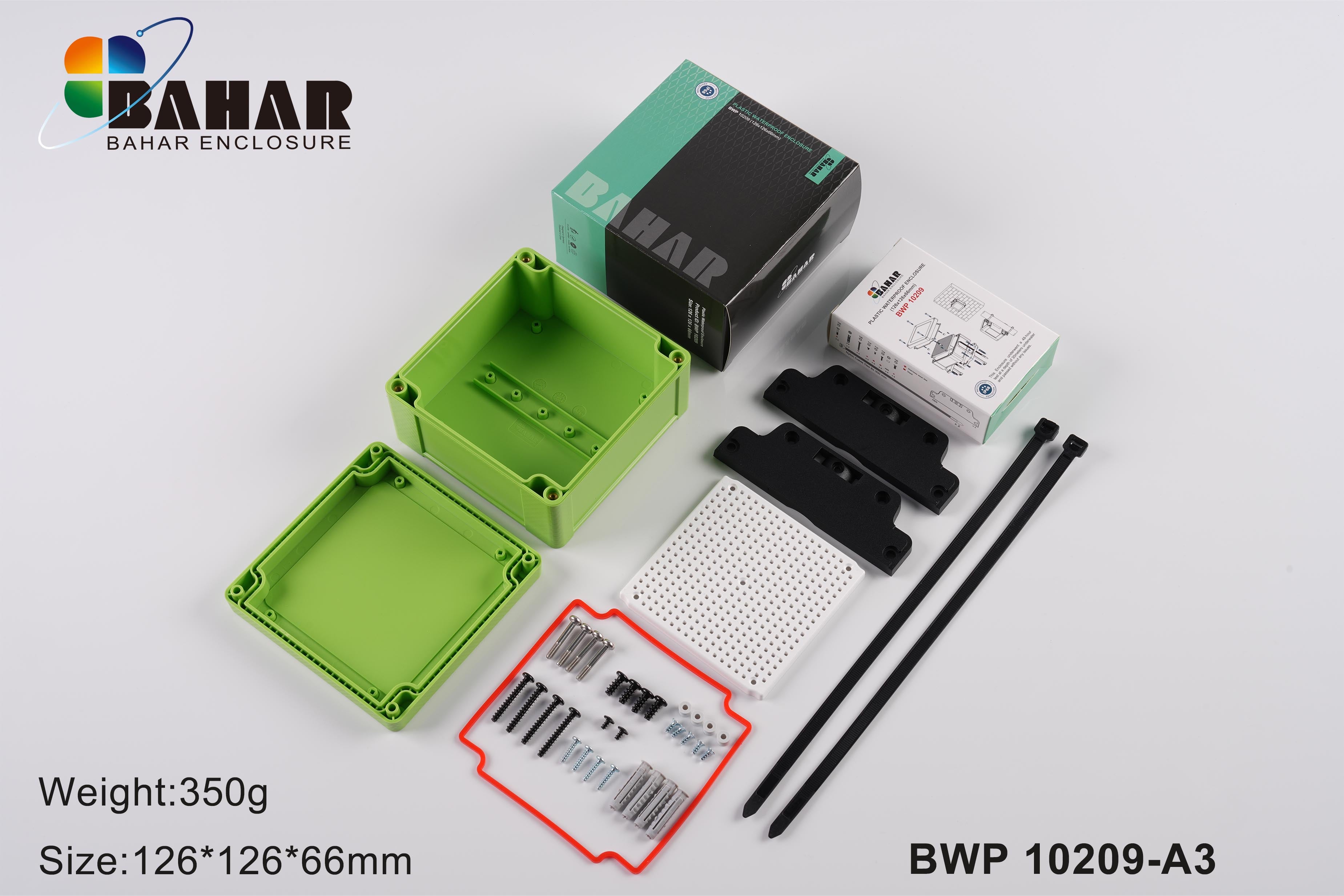 BWP 10209 - 126x126x66mm Electronic IP68 Plastic Waterproof Enclosures View 9