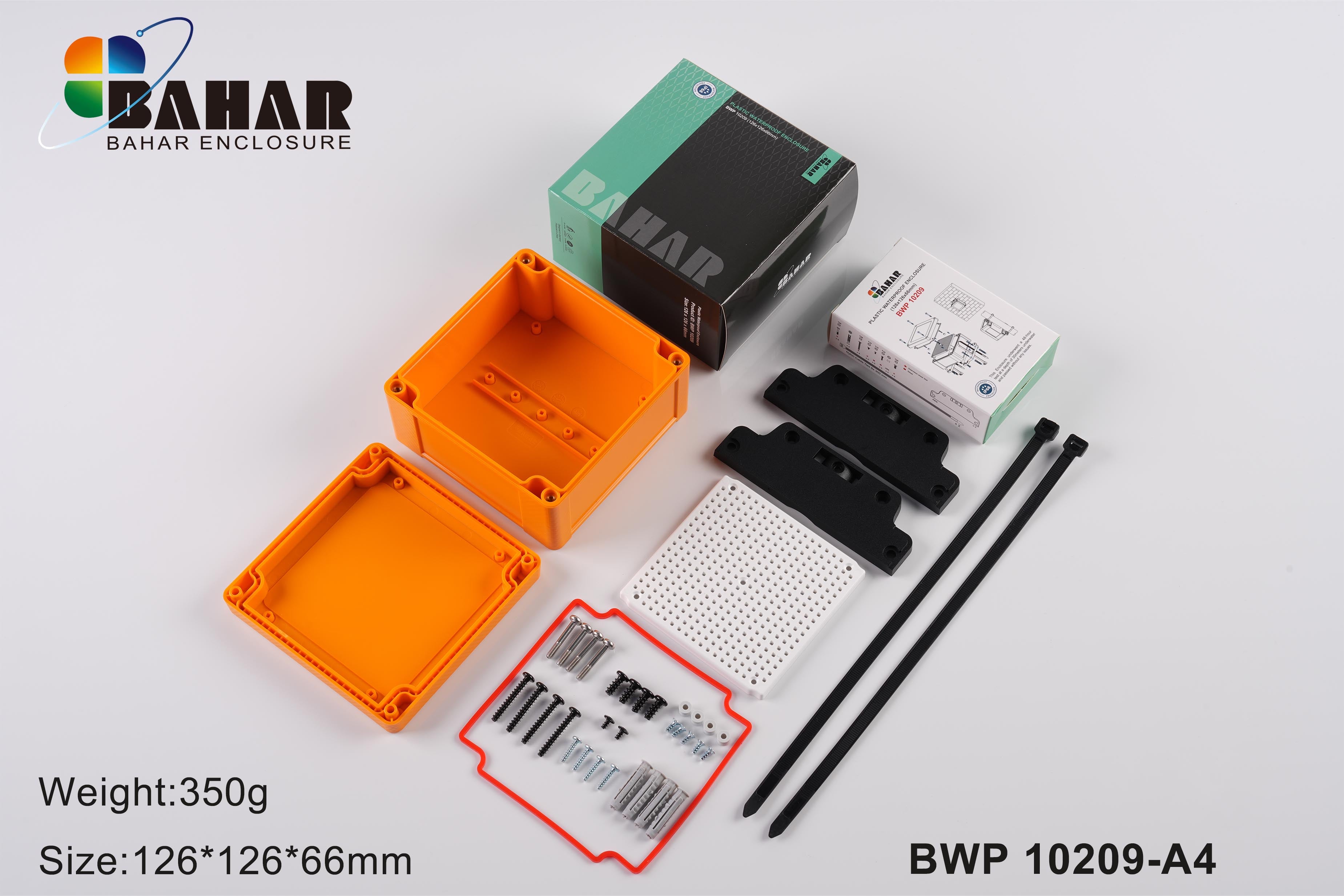 BWP 10209 - 126x126x66mm Electronic IP68 Plastic Waterproof Enclosures View 3