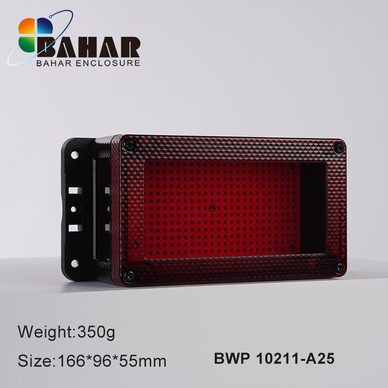 BWP 10211 - 166x96x55mm Electronic IP68 Plastic Waterproof Enclosure with Transparent Lid View 1