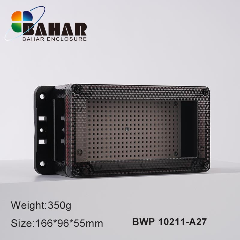 BWP 10211 - 166x96x55mm Electronic IP68 Plastic Waterproof Enclosure with Transparent Lid View 9
