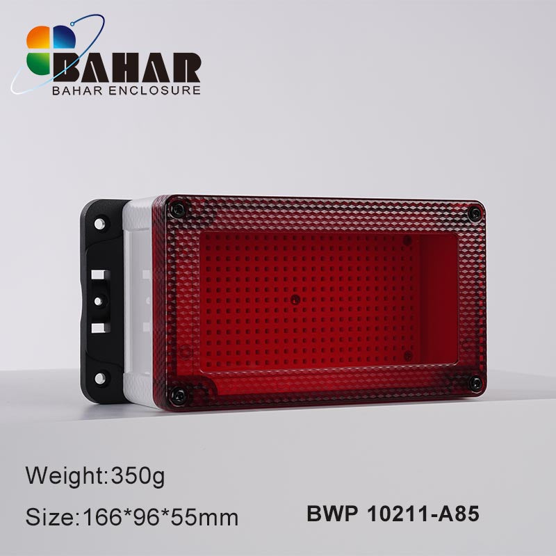 BWP 10211 - 166x96x55mm Electronic IP68 Plastic Waterproof Enclosure with Transparent Lid View 6