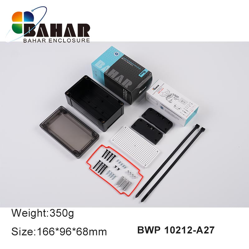 BWP 10212 | 166*96*68 MM | NEW Series Waterproof Enclosure Transparent Lid