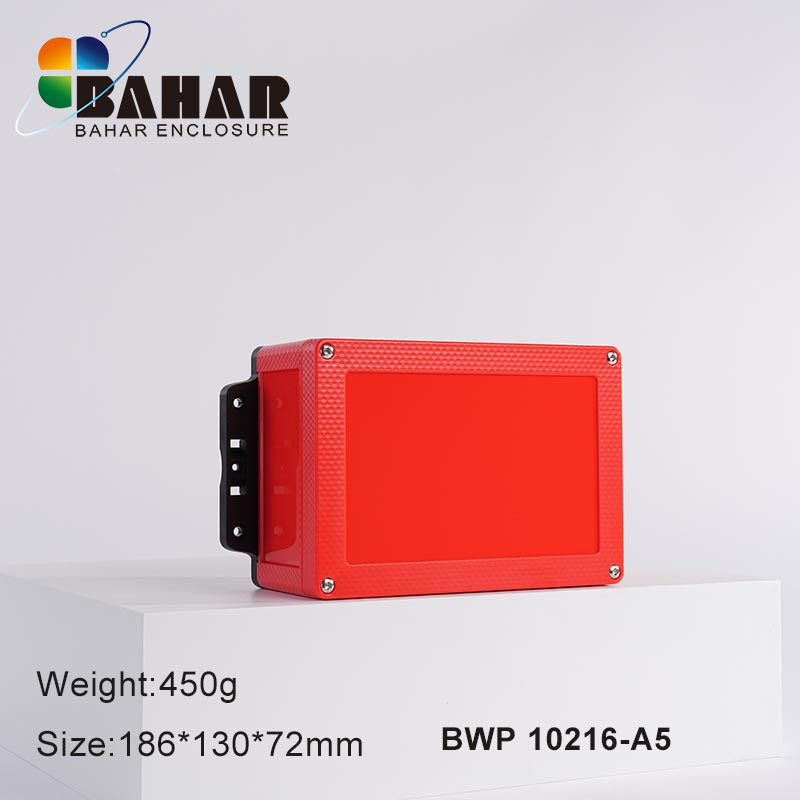 Picture of plastic waterproof box with mounting plate