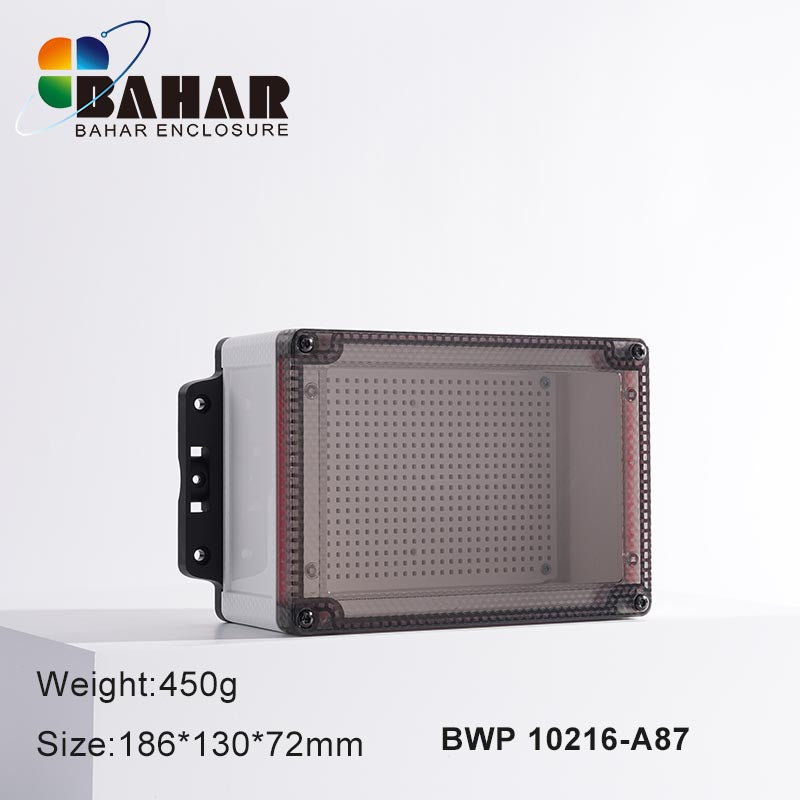 Picture of dust-tight plastic enclosure