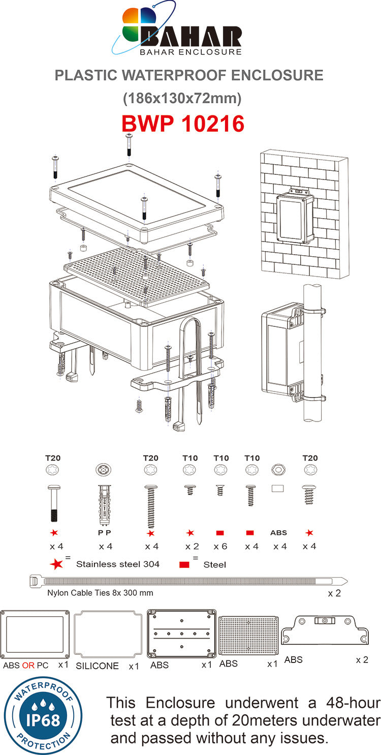 Picture of plastic enclosure