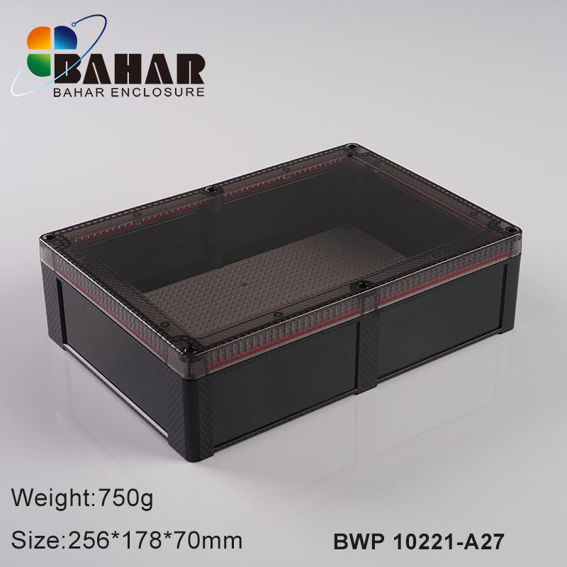 BWP 10221 | 256*178*70 MM | NEW Series Waterproof Enclosure Transparent Lid