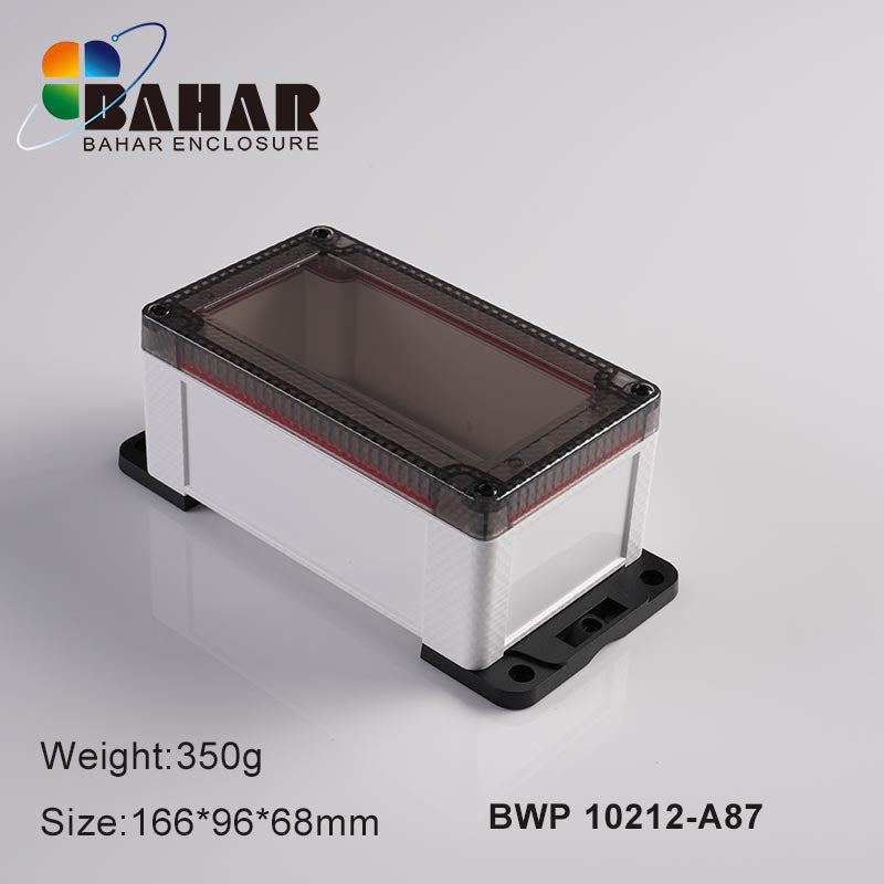 BWP 10212 | 166*96*68 MM | NEW Series Waterproof Enclosure Transparent Lid