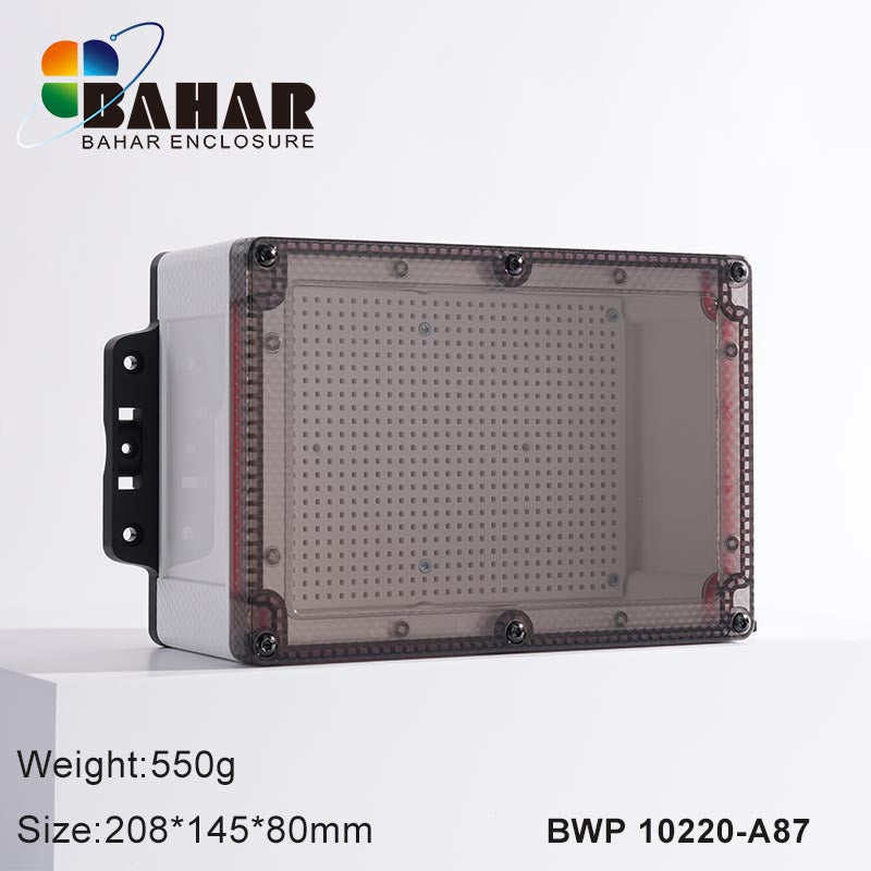 BWP 10220 | 208*145*80 MM | NEW Series Waterproof Enclosure Transparent Lid