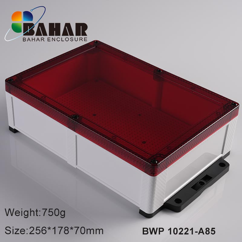 BWP 10221 | 256*178*70 MM | NEW Series Waterproof Enclosure Transparent Lid