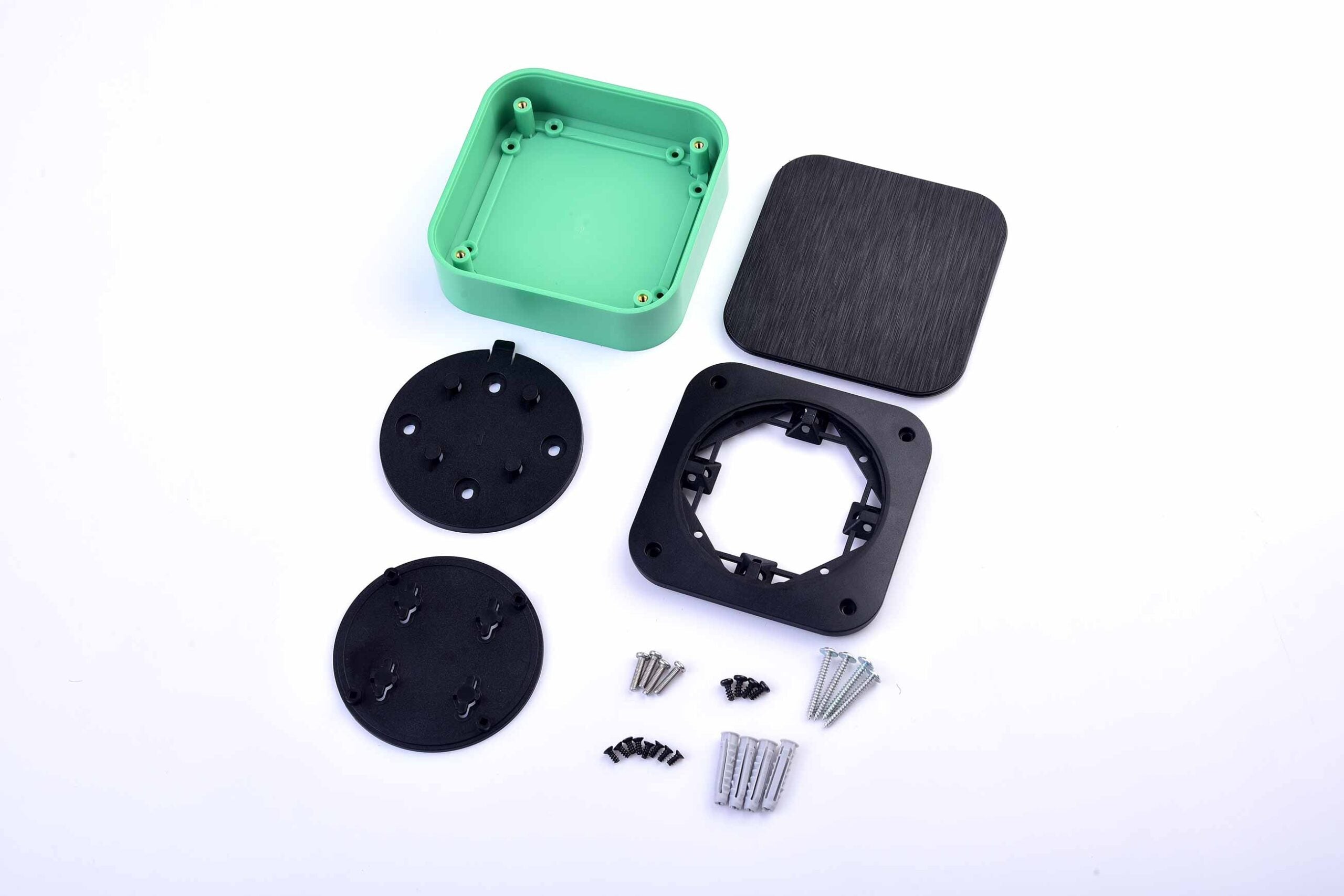 Plastic Electronic Square Enclosure BMW 50033 A | 98 x 98 x 32 mm