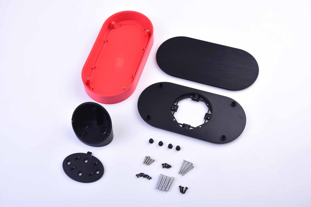 Plastic Electronic Oval Enclosure BMW 50035 B | 200 x 100 x 32 mm